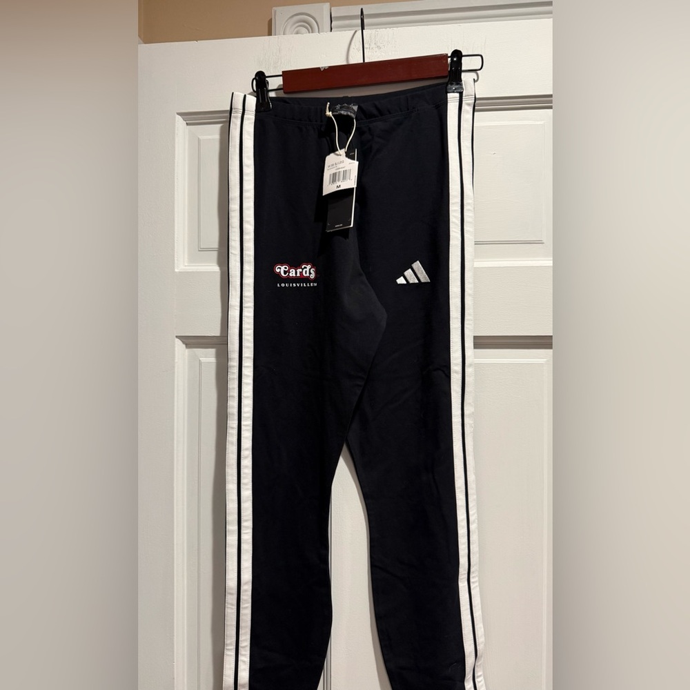 NWT Adidas Louisville essentials cotton leggings